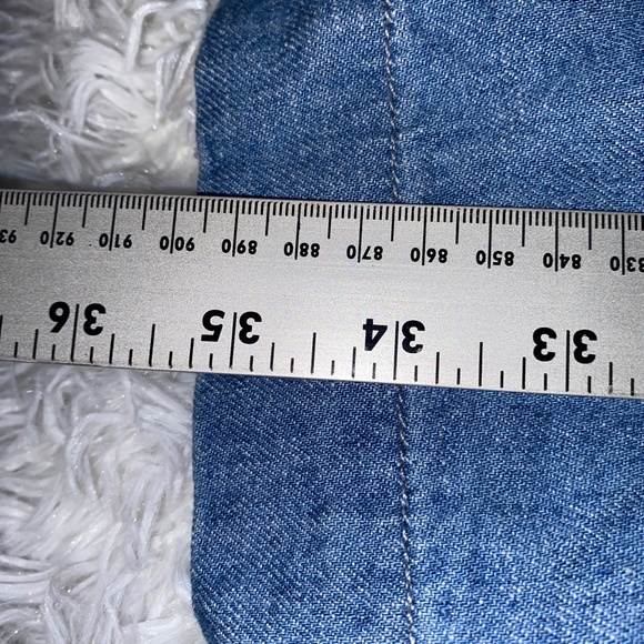 Madewell Blue Denim Dress - Picture 5 of 6